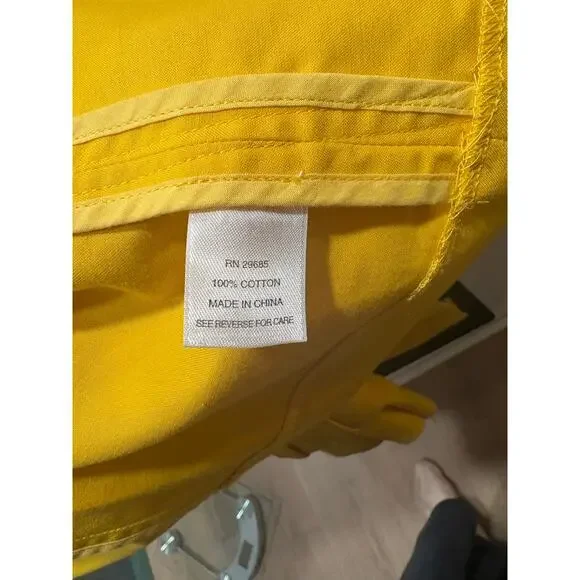 PENDLETON WOMEN'S YELLOW DOUBLE-BREASTED TRENCH COAT SIZE 12 RAINCOAT - Picture 5 of 6